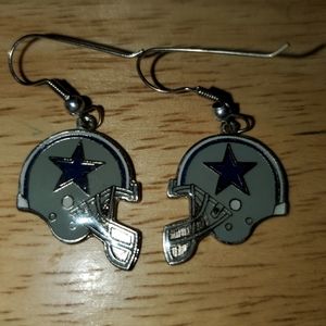 NFL trademark Dallas Cowboy earrings